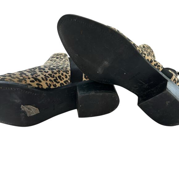 Dolce Vita women’s leather leopard print Tristan ankle booties 7.5 - Picture 4 of 6